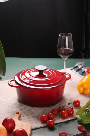 Discover the Enamel Cast Iron Hat Pot: A Kitchen Essential