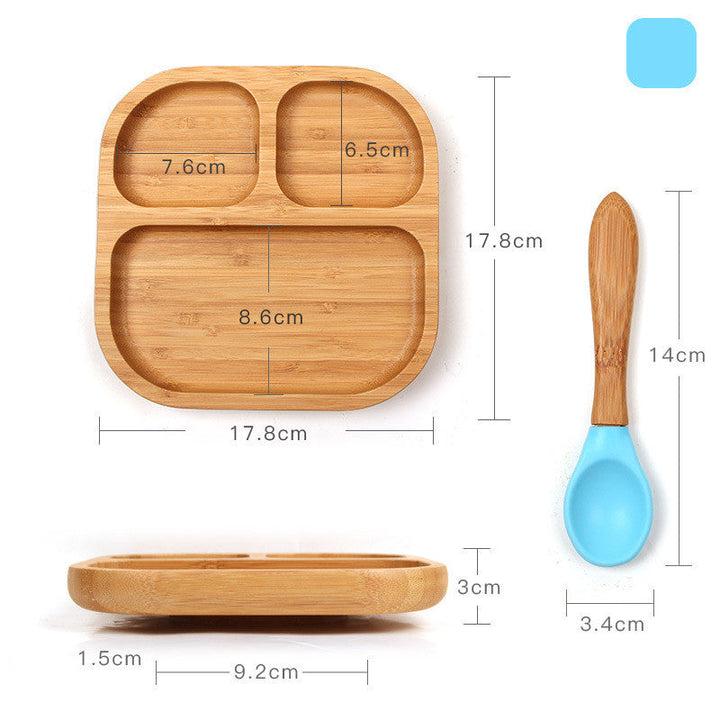 The Essential Baby Dinner Training Plate and Cutlery Set