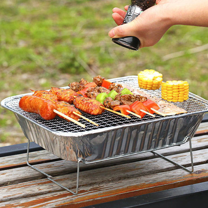 Unleash Your Inner Grill Master with the Portable Household Charcoal BBQ Grill Stove