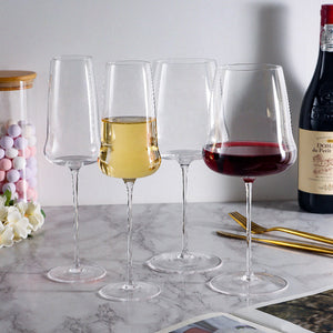 Handmade Ultra Thin Crystal Bordeaux Drinking Glass