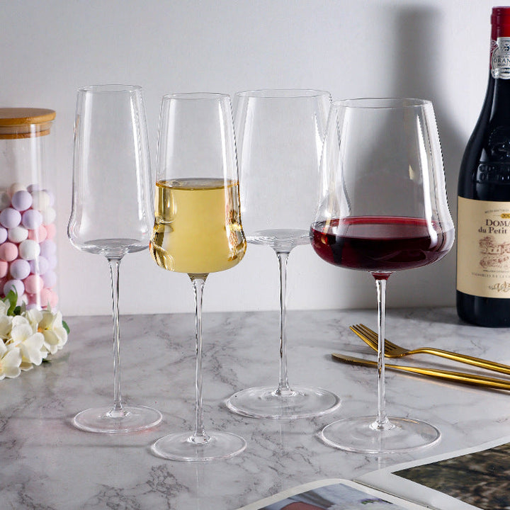 Handmade Ultra Thin Crystal Bordeaux Drinking Glass