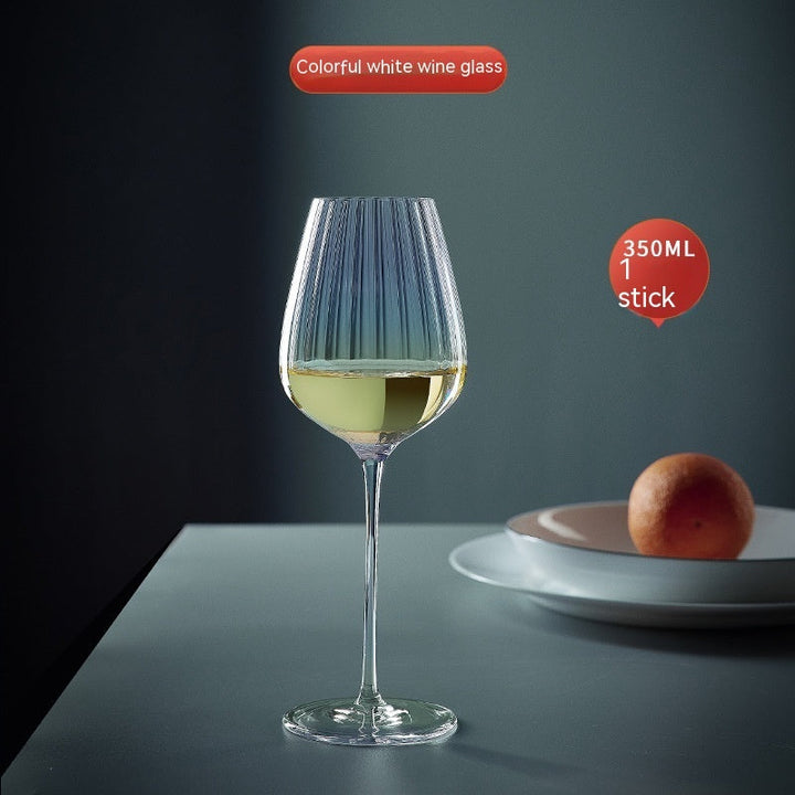 Experience Elegance with the Rainbow Crystal Elegant Burgundy Drinking Glass