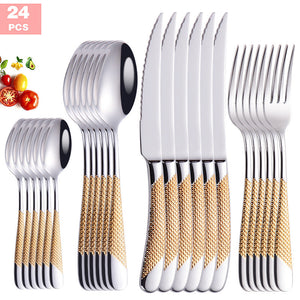 Elevate Your Dining Experience with the Western Tableware Gift Box Cutlery Set