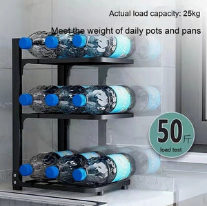 Maximize Your Kitchen Space with the Stainless Steel Kitchen Pot Storage Rack