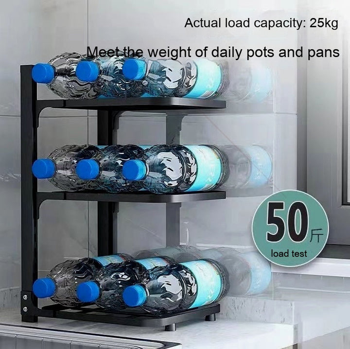 Maximize Your Kitchen Space with the Stainless Steel Kitchen Pot Storage Rack