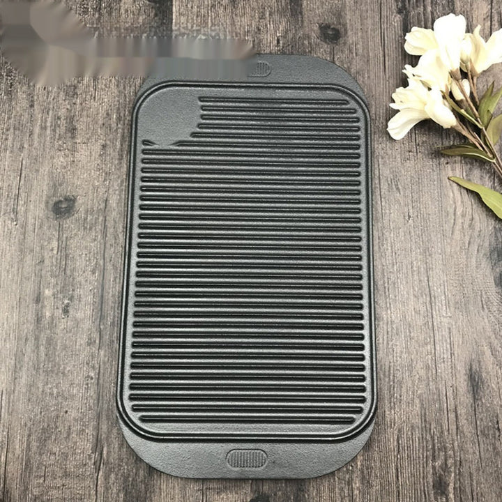 Double Sided Flat Cast Iron Griddle