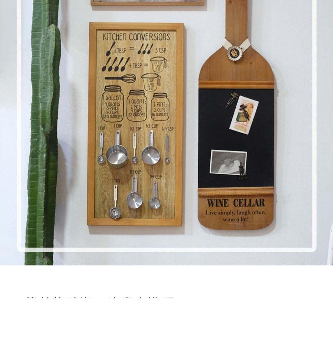 Creative Home Coffee Shop Kitchen Wall Hanging Decor