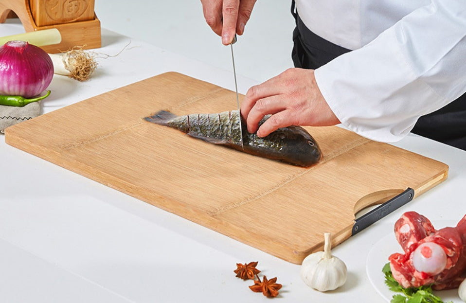Carbonized Bamboo Cutting Board Kitchen Board