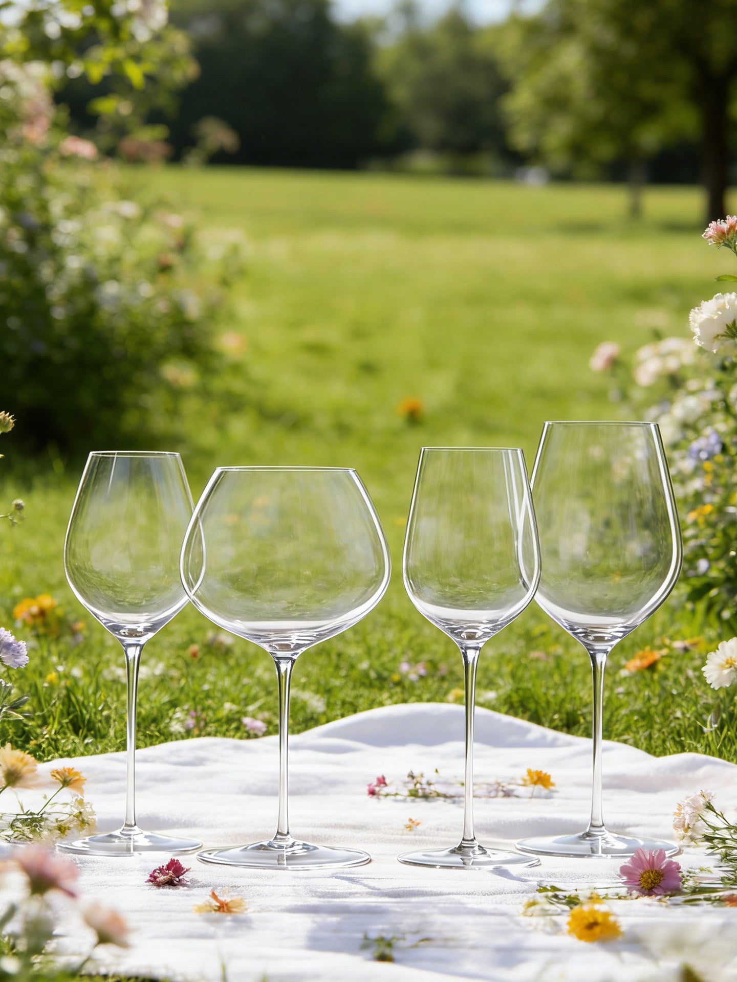 Crystal Glass Elegant Flute Drinking Glass