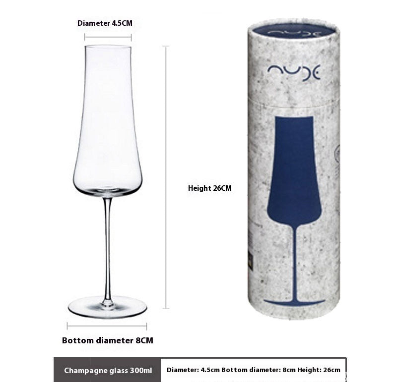 Ultra Thin Crystal Large Elegant Goblet Glass