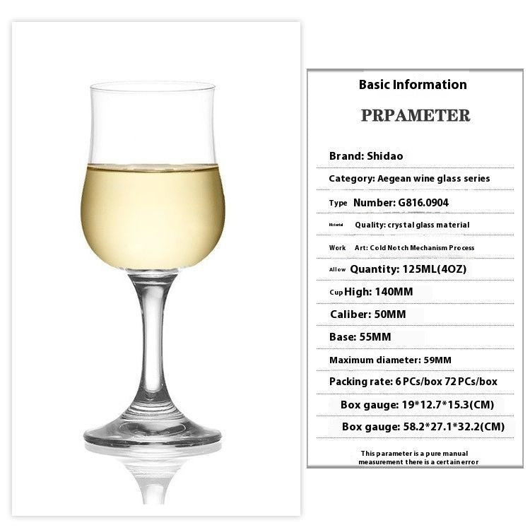 Tulip Crystal Elegant Dessert Drinking Glass