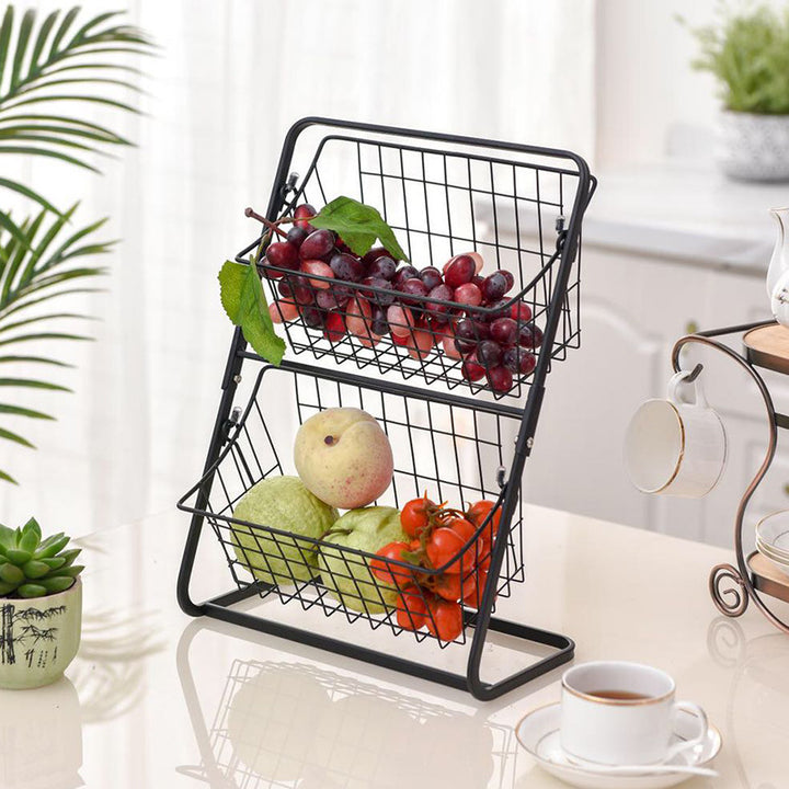 Stainless Steel Multi-Layer Kitchen Spice Storage Rack