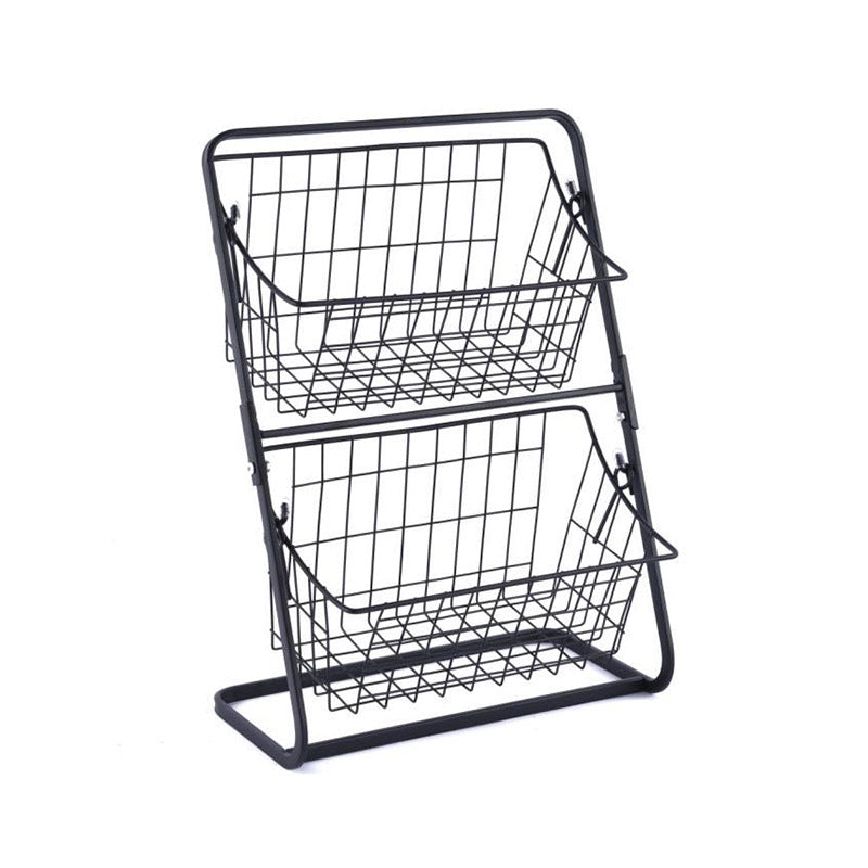 Stainless Steel Multi-Layer Kitchen Spice Storage Rack