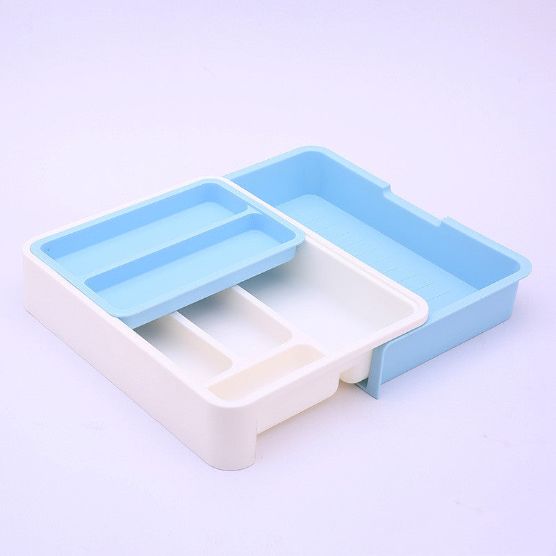 Kitchen Drawer Tableware Organizer Storage Box