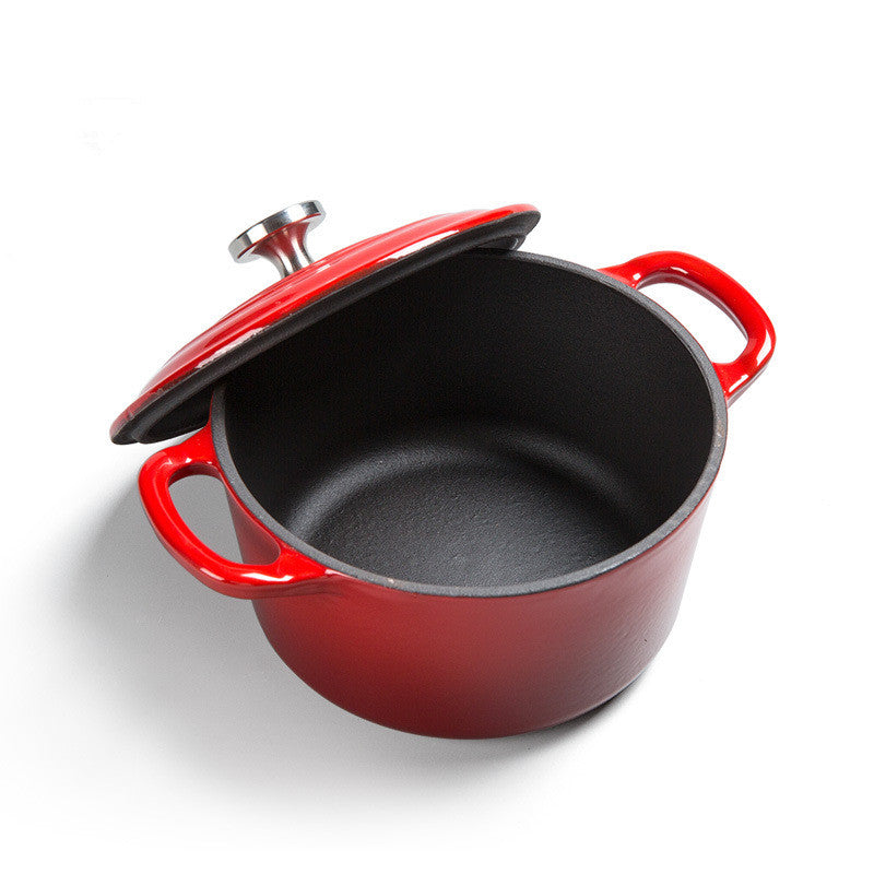 Enamel Cast Iron Hat Pot Universal Stock Stew Pot
