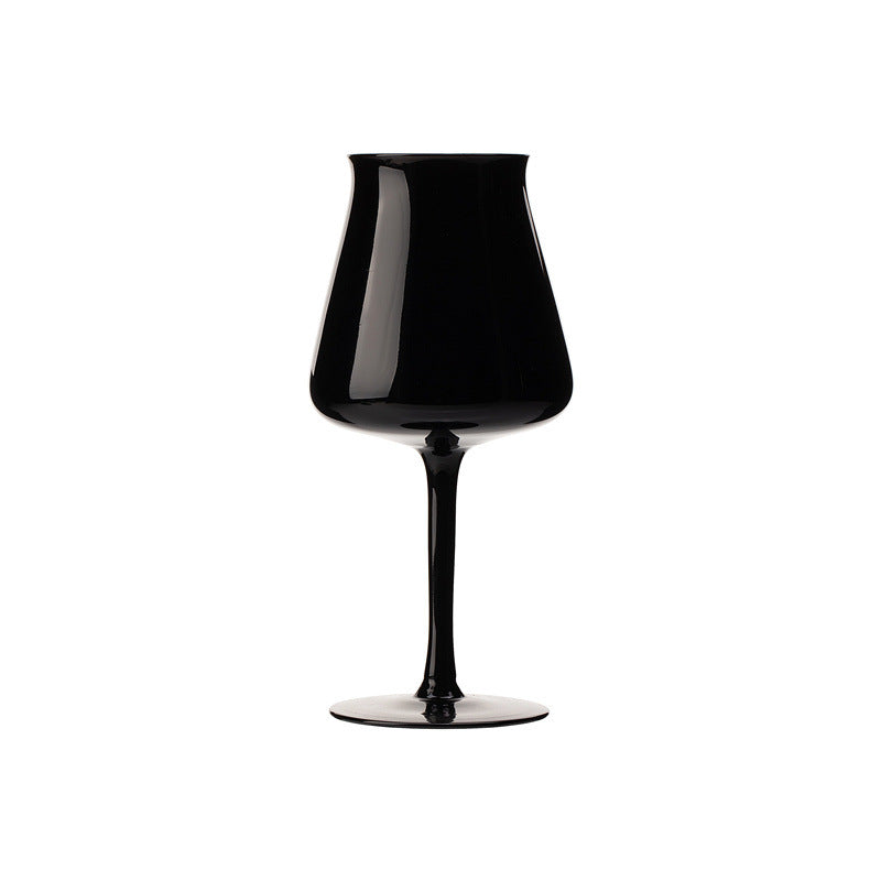 Black Porcelain Crystal Elegant Drinking Glass