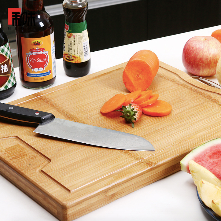 Carbonized Bamboo Cutting Board Kitchen Board