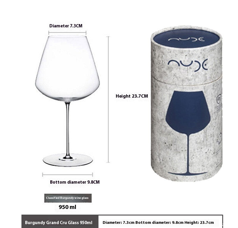 Ultra Thin Crystal Large Elegant Goblet Glass