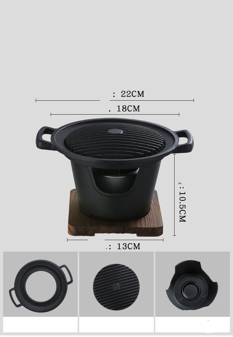 Non Stick Small Indoor Household BBQ Grill