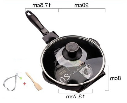 Small Deep Non Stick Frying Pan Home Wok Pot