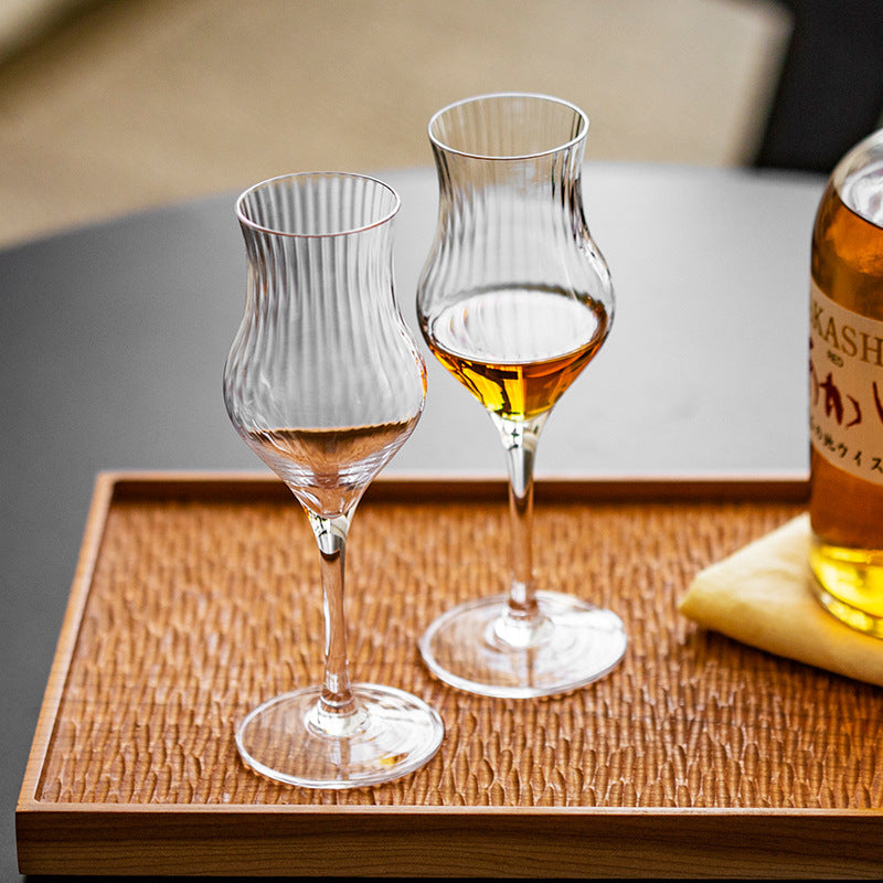Tulip Crystal Glass Elegant Beverage Glass