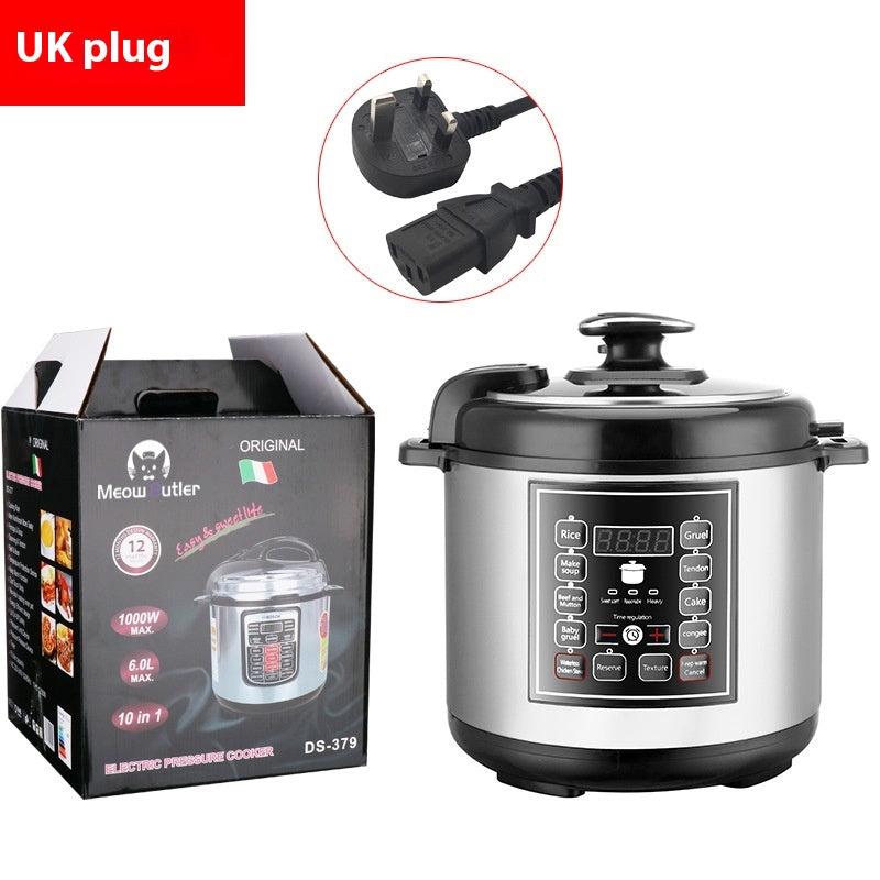 5L Smart Multi Function Pressure Rice Cooker Household