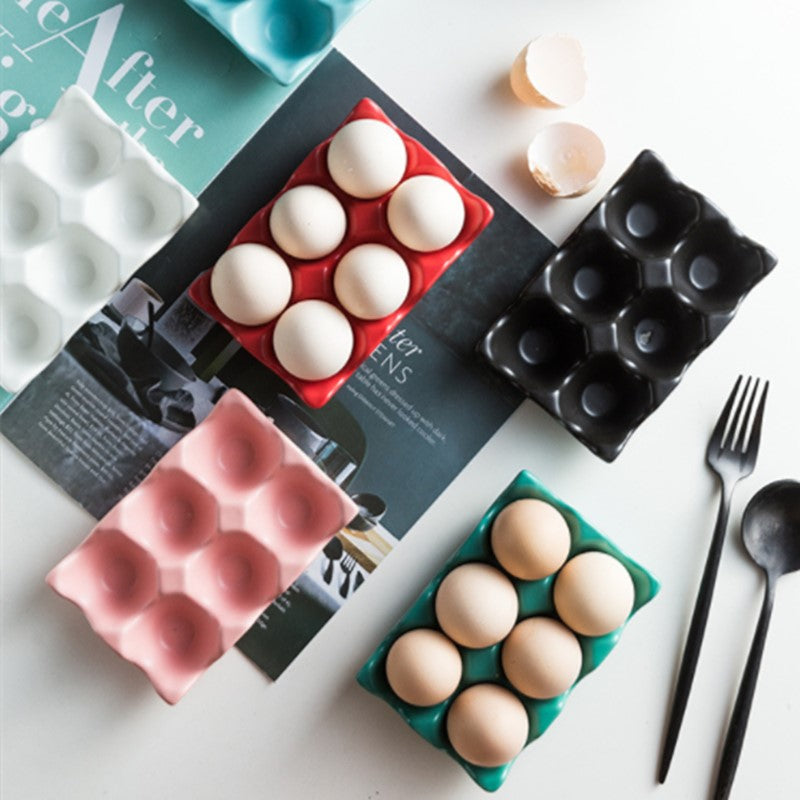 Kitchen Egg Storage Rack Organizer