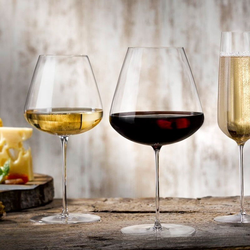 Ultra Thin Crystal Large Elegant Goblet Glass