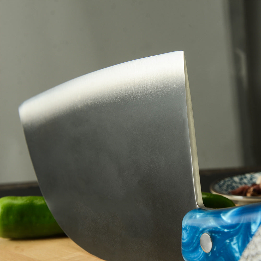Forged Stainless Steel Kitchen Knife Blue Handle
