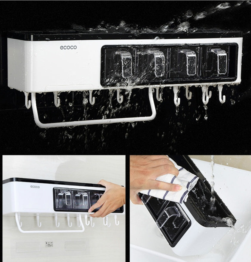 Multifunction Wall-Mounted Kitchen Storage Box Organizer