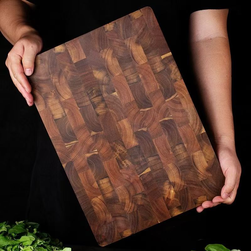 Acacia Mangium Solid Wood Grid Cutting Board