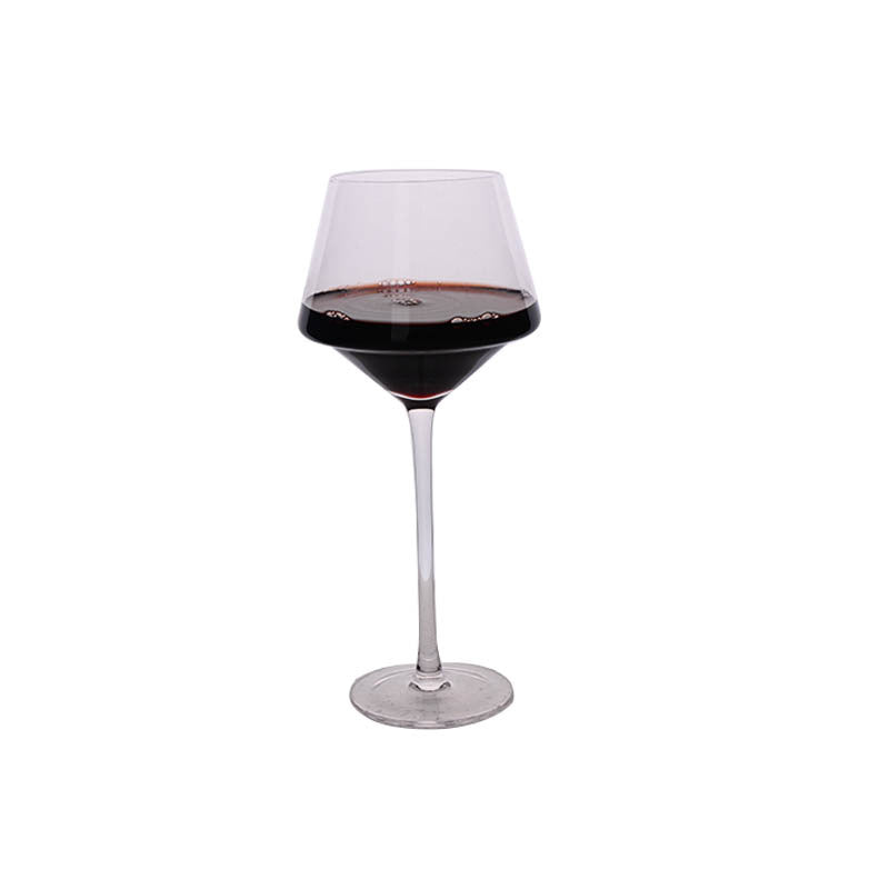 Crystal Glass Creative Golden Trim Burgundy Drinking Glass
