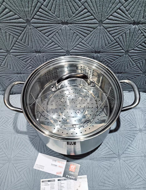 304 Stainless Steel Thickened Large Capacity Double Ear Stock Pot