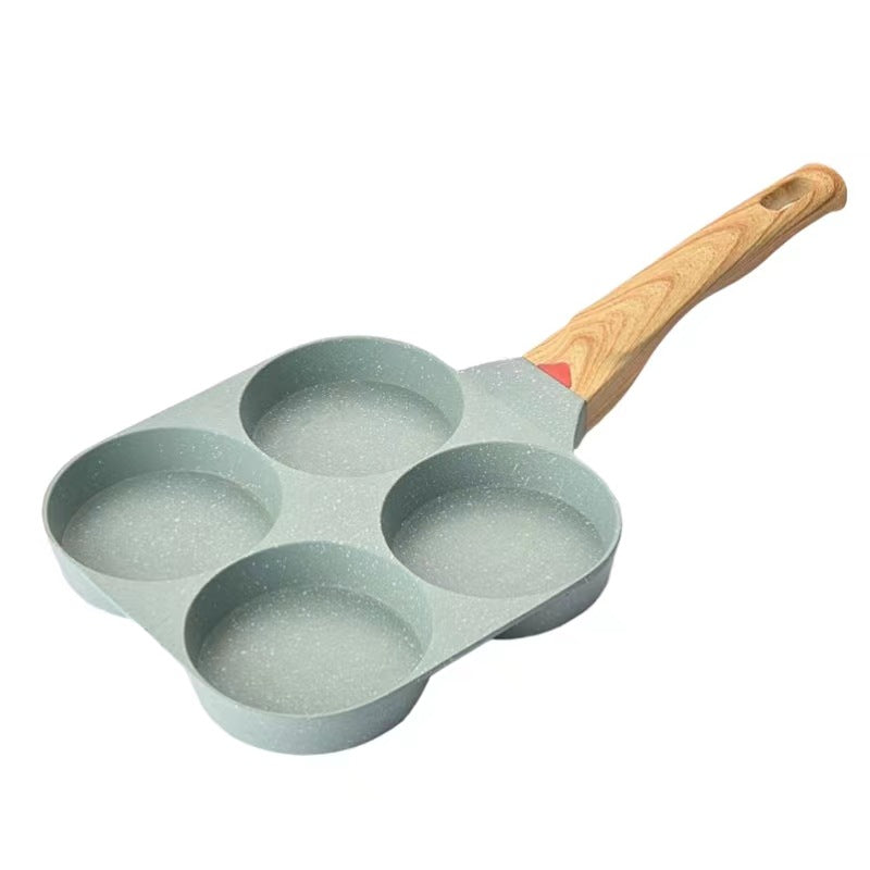 Four Hole Non Stick Egg Frying Pan Medical Stone Mini Pan