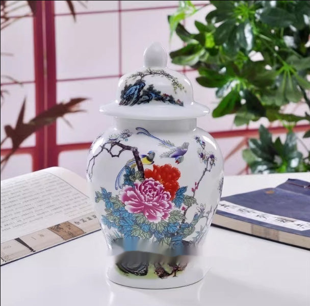 Chinese Style Decorative Porcelain Vase Set