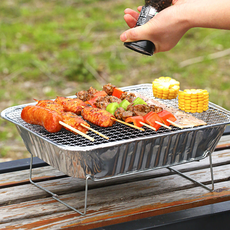 Portable Household Charcoal BBQ Grill Stove