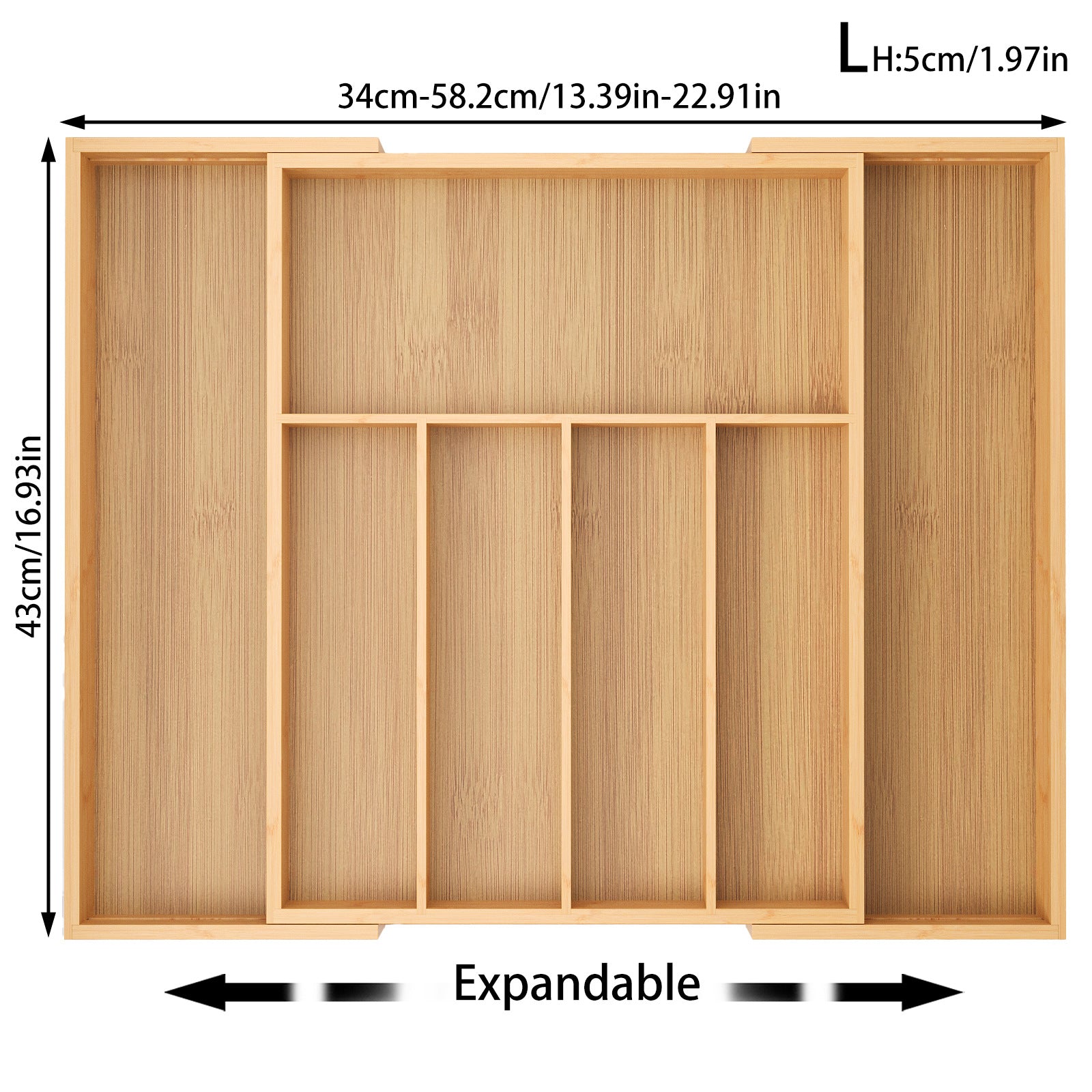 Retractable Pull-Out Kitchen Utensil Organizer