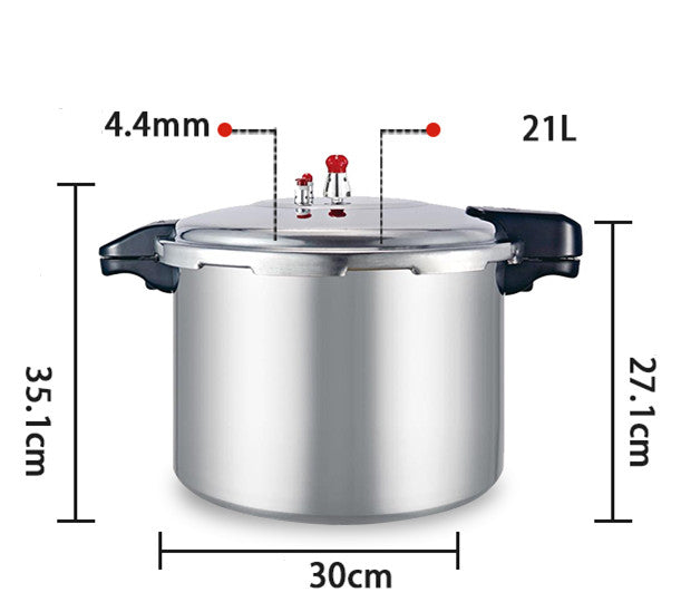 Thickened Explosion Proof Pressure Cooker Large Capacity Universal Induction Gas Cooker
