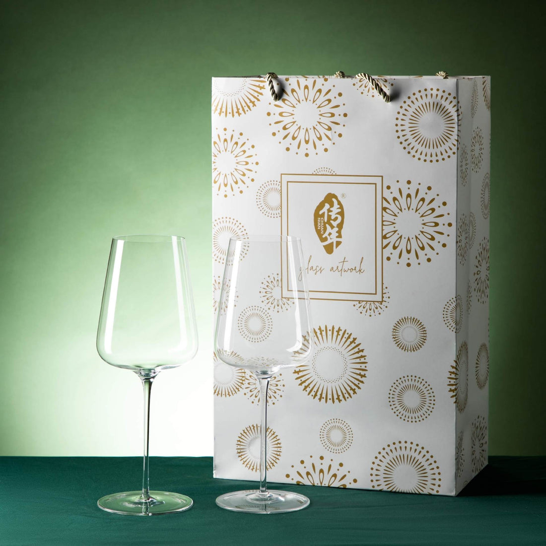 Crystal Glass Elegant Drinking Glass Gift Set