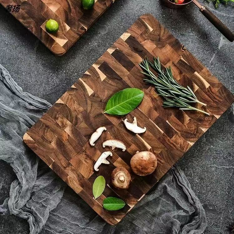 Acacia Mangium Solid Wood Grid Cutting Board