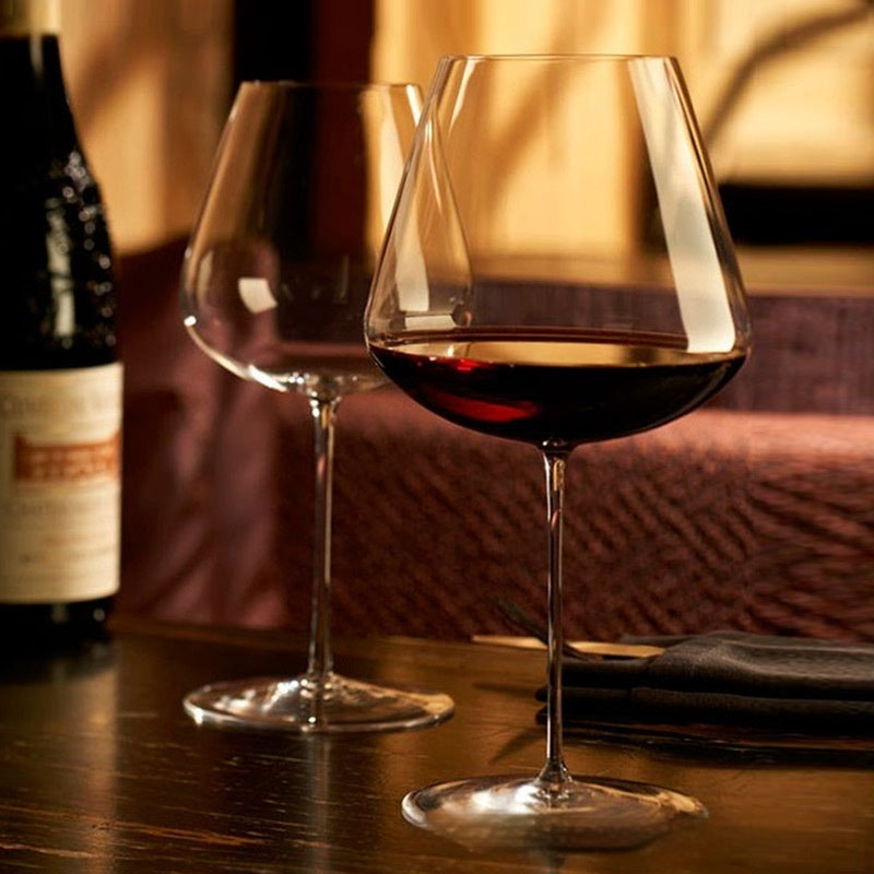 Ultra Thin Crystal Large Elegant Goblet Glass