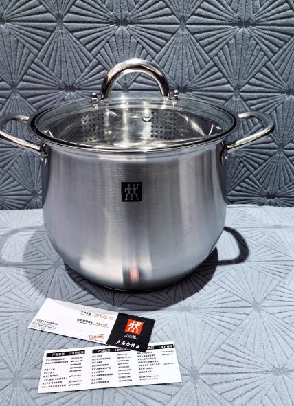 304 Stainless Steel Thickened Large Capacity Double Ear Stock Pot