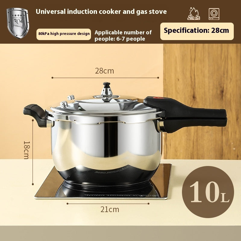 Large Capacity Stainless Steel Double Bottom Pressure Cooker