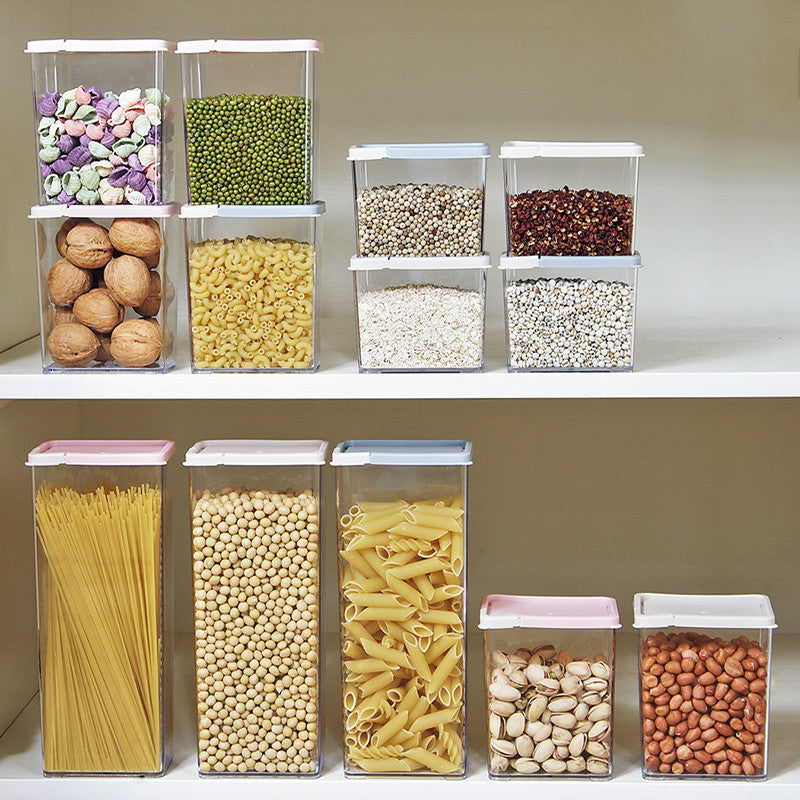 Transparent Plastic Kitchen Storage Box