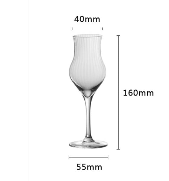 Tulip Crystal Glass Elegant Beverage Glass