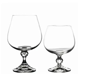 Elegant Crystal Brandy Drinking Glass
