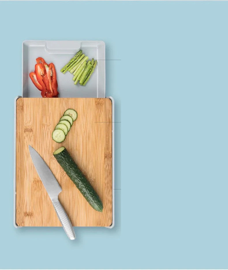 Large Bamboo Cutting Board Kitchen Board
