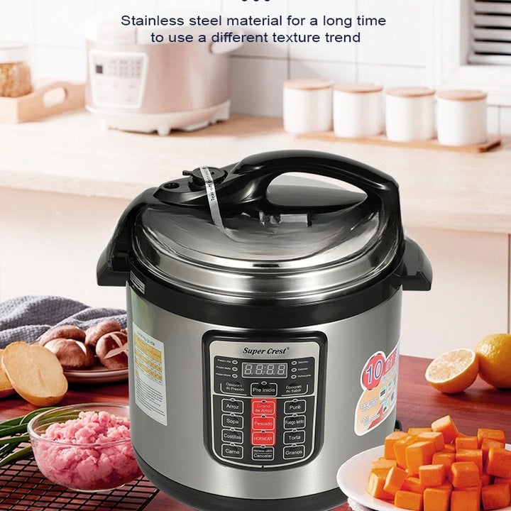 6L Multifunctional Electric Pressure Cooker Large Capacity