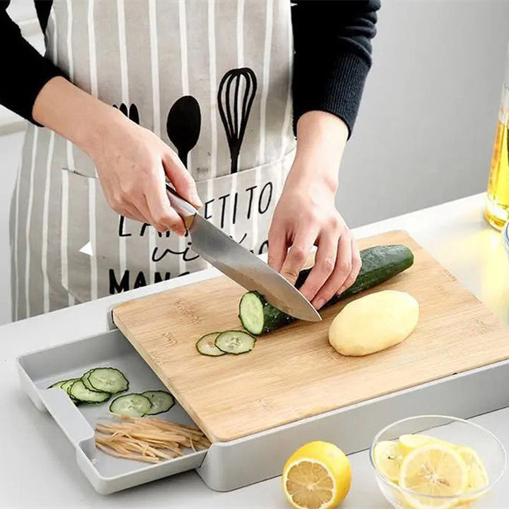 Large Bamboo Cutting Board Kitchen Board