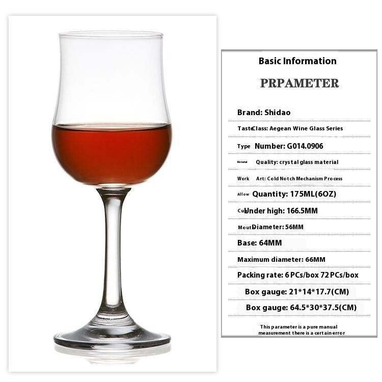 Tulip Crystal Elegant Dessert Drinking Glass